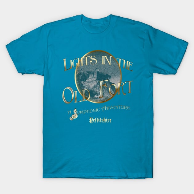 Lights in the Old Fort Title T-Shirt by Shop Pettitshire 
